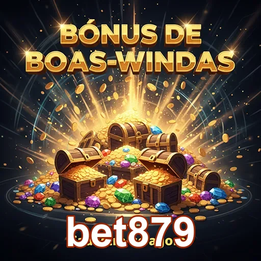 Imagem do bônus de boas-vindas do site bet879 para novos jogadores.