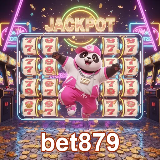 Imagem do jogo Jackpot Panda Slots disponível no site bet879.