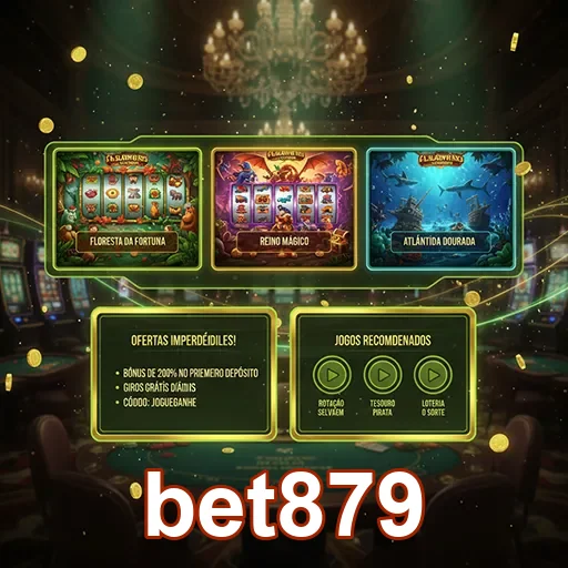 Tela do aplicativo Bet879 com login simplificado