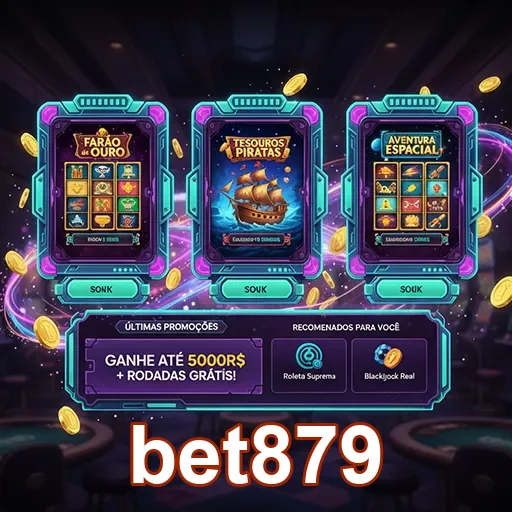 Usuário acessando o app Bet879 em smartphone