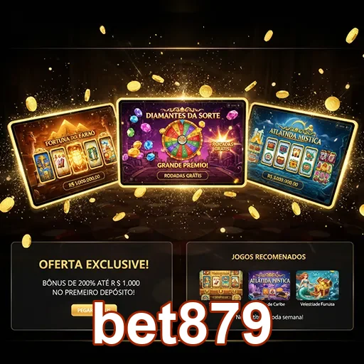 Variedade de jogos disponíveis na Bet879 online